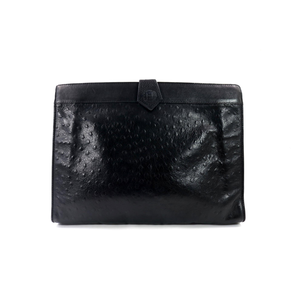 Fendi Clutch Pelle Nera