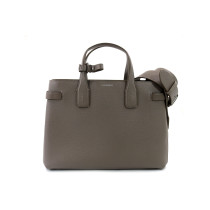 Burberry Shopping Pelle Grigia