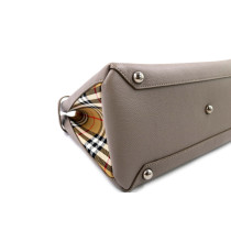 Burberry Shopping Pelle Grigia