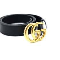 Gucci Cintura Marmont Pelle Nera