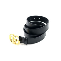 Gucci Cintura Marmont Pelle Nera