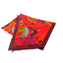 Gucci Pareo Cotone Rosso e Verde