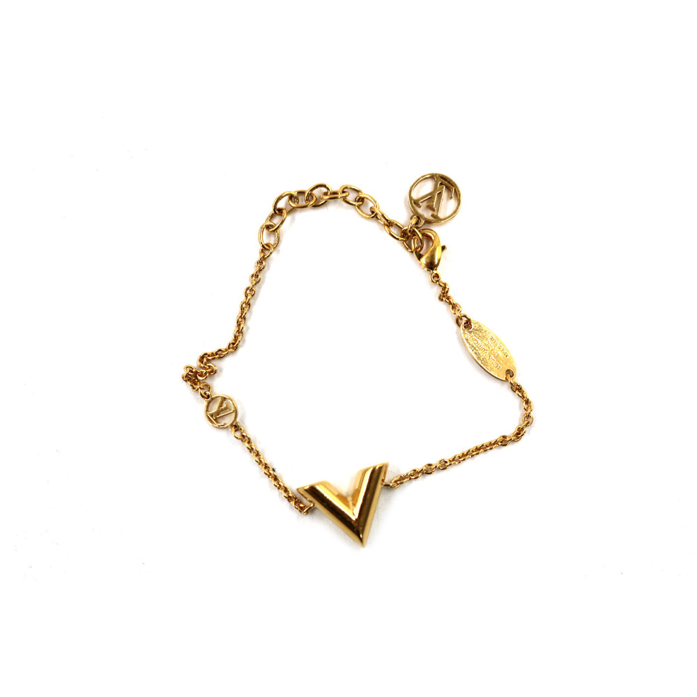 Louis Vuitton Bracciale Essential V Ottone Oro