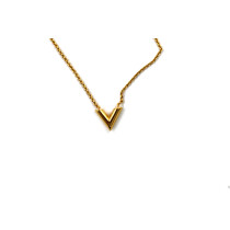 Louis Vuitton Collana Essential V Ottone Oro