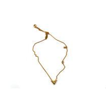 Louis Vuitton Collana Essential V Ottone Oro