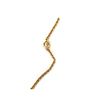 Louis Vuitton Collana Essential V Ottone Oro