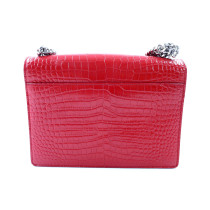 Saint Laurent Sunset Media Pelle Rossa