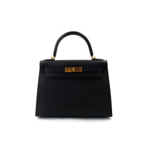 Hermes Kelly Pelle Nera