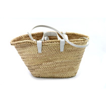 Celine Classic Panier Triomphe Rafia Beige