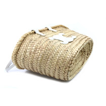 Celine Classic Panier Triomphe Rafia Beige