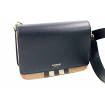 Burberry Tracolla Pelle Nera