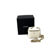 Chanel Vanity Case Pelle Bianca