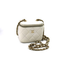 Chanel Vanity Case Pelle Bianca