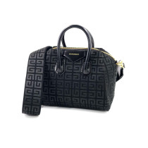 Givenchy Antigona Tessuto e Pelle Nera