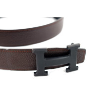 Hermes Cintura Pelle Marrone e Nera