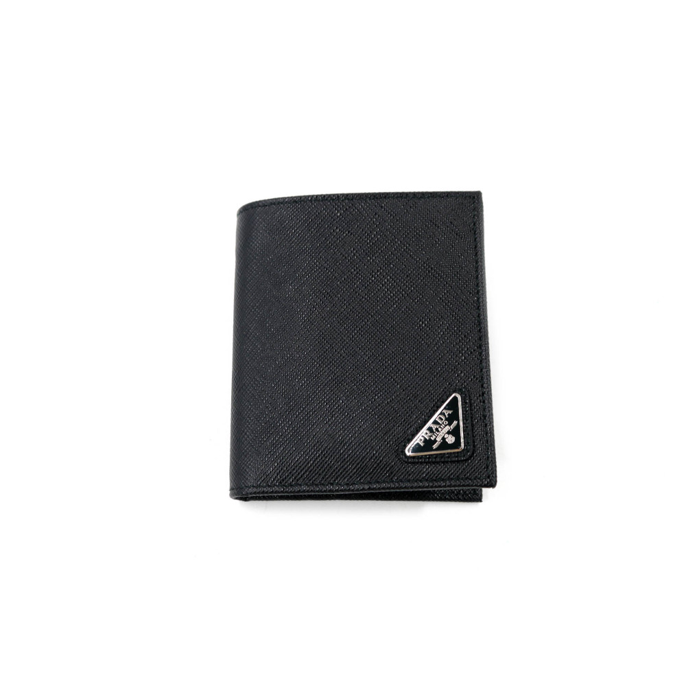 Prada Portafoglio Pelle Nera