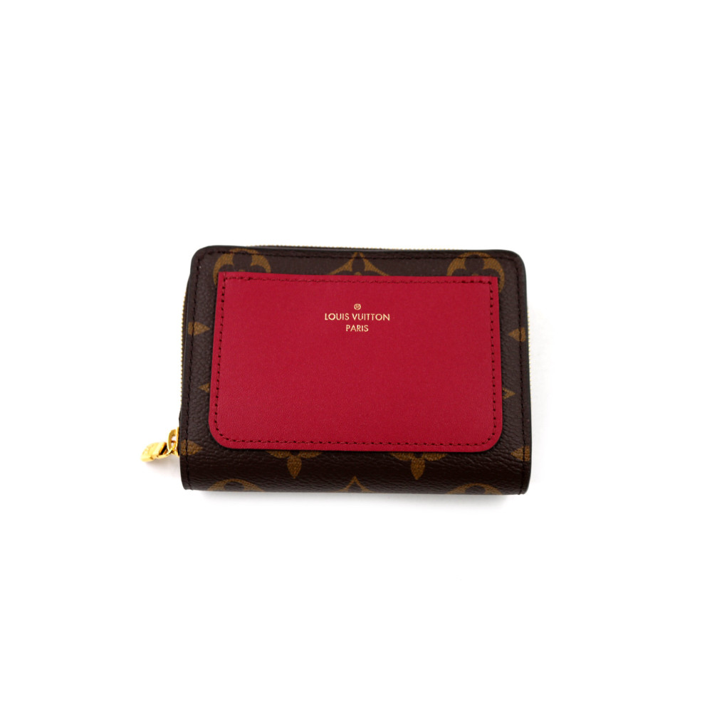 Louis Vuitton Portafoglio Lou Wallet Monogram e Pelle Bordeaux