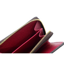 Louis Vuitton Portafoglio Lou Wallet Monogram e Pelle Bordeaux