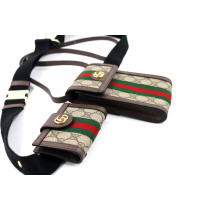 Gucci Cintura Tela Marrone