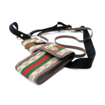 Gucci Cintura Tela Marrone