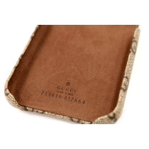 Gucci Portacellulare Iphone 14 Pro Pelle Marrone