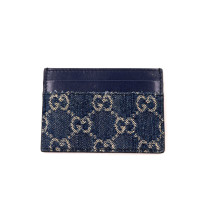 Gucci Portacarte Denim GG Blu