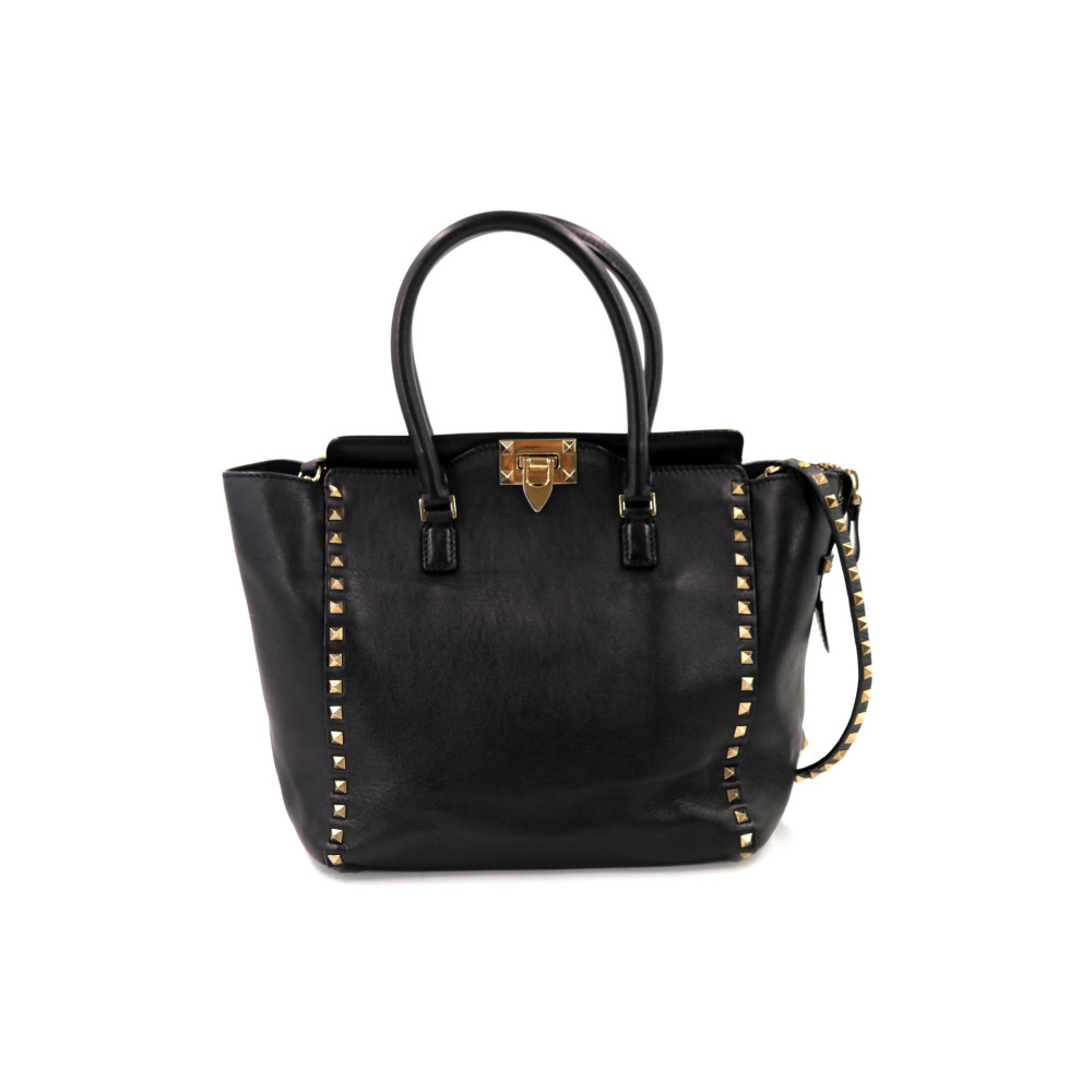 Valentino Shopping Pelle Nera