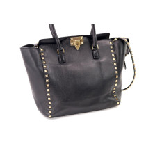 Valentino Shopping Pelle Nera