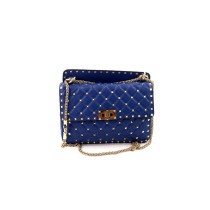 Valentino Spike Pelle Blu