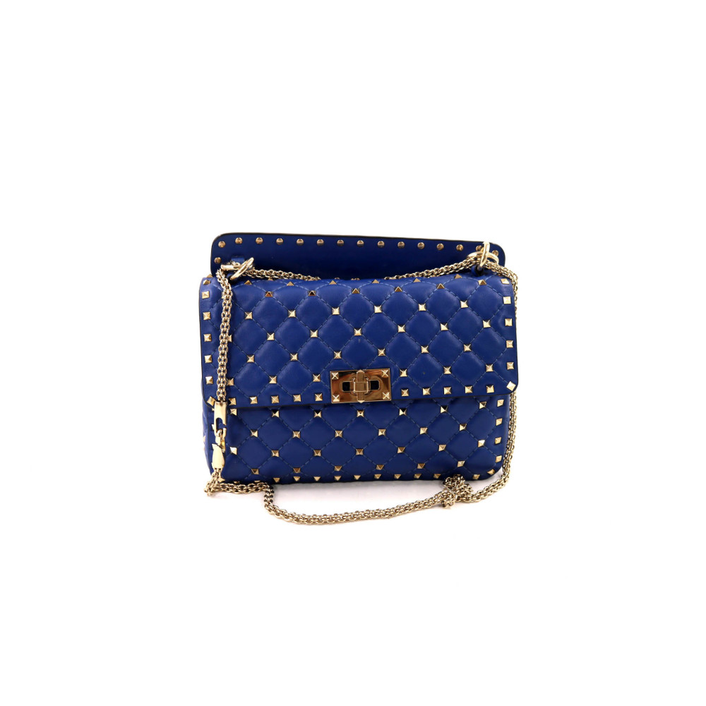 Valentino Spike Pelle Blu
