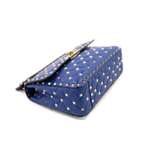 Valentino Spike Pelle Blu
