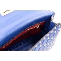 Valentino Spike Pelle Blu
