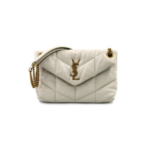 Saint Laurent Puffer S Pelle Beige