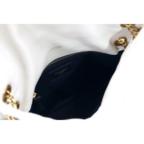 Saint Laurent Puffer S Pelle Beige