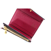 Louis Vuitton Portafoglio Monogram e Pelle Rossa