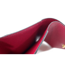 Louis Vuitton Portafoglio Monogram e Pelle Rossa