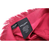 Saint Laurent Stola Modal e Cashmere Borgogna