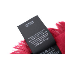Saint Laurent Stola Modal e Cashmere Borgogna