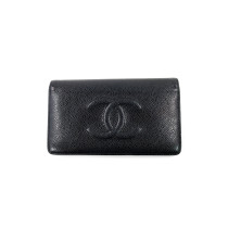 Chanel Portafoglio Timeless Pelle Caviar Nera