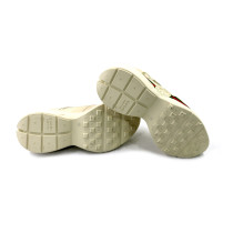 Gucci Sneackers Pelle e Tessuto Bianco
