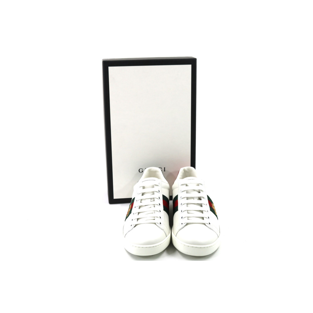 Gucci Sneackers Pelle Bianca
