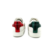 Gucci Sneackers Pelle Bianca