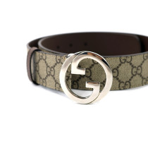 Gucci Cintura GG Beige