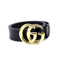 Gucci Cintura Marmont Pelle Nera