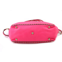 Valentino Rockstud Pelle Fucsia