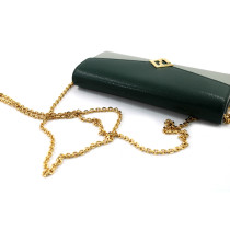 Fendi Woc Continental Pelle Verde