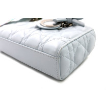 Dior Lady D Joy Mini Pelle Blu Ghiaccio