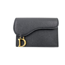 Dior Portacarte Saddle Pelle Nera