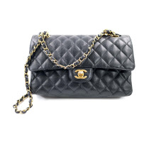Chanel Classic Flap Media Pelle Nera
