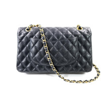 Chanel Classic Flap Media Pelle Nera